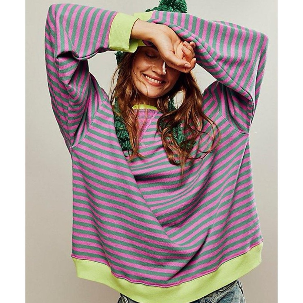 Free People - Oversized Pullover Sweatshirt
